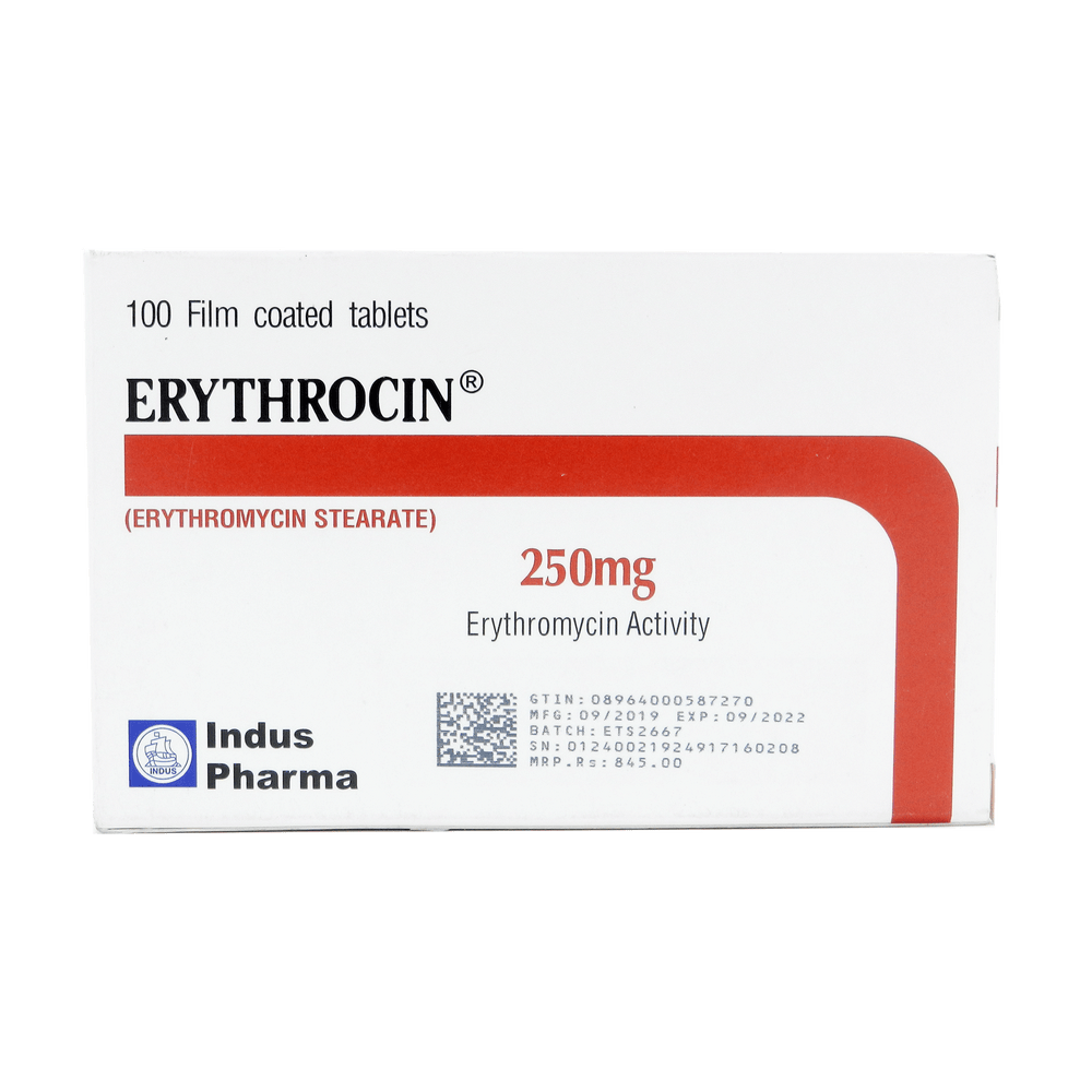Erythrocin Tablet 250mg 10X10S