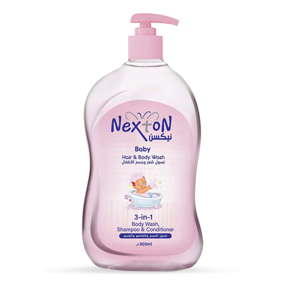 Nexton Baby Hair & Body Wash 3in1 500ml