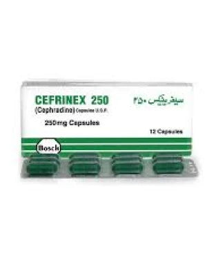 Cefrinex Cap 250 mg 12S