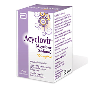 Acyclovir 500mg Vial 1S