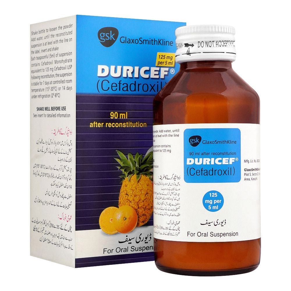 Duricef Suspension 125mg 90ml 1S