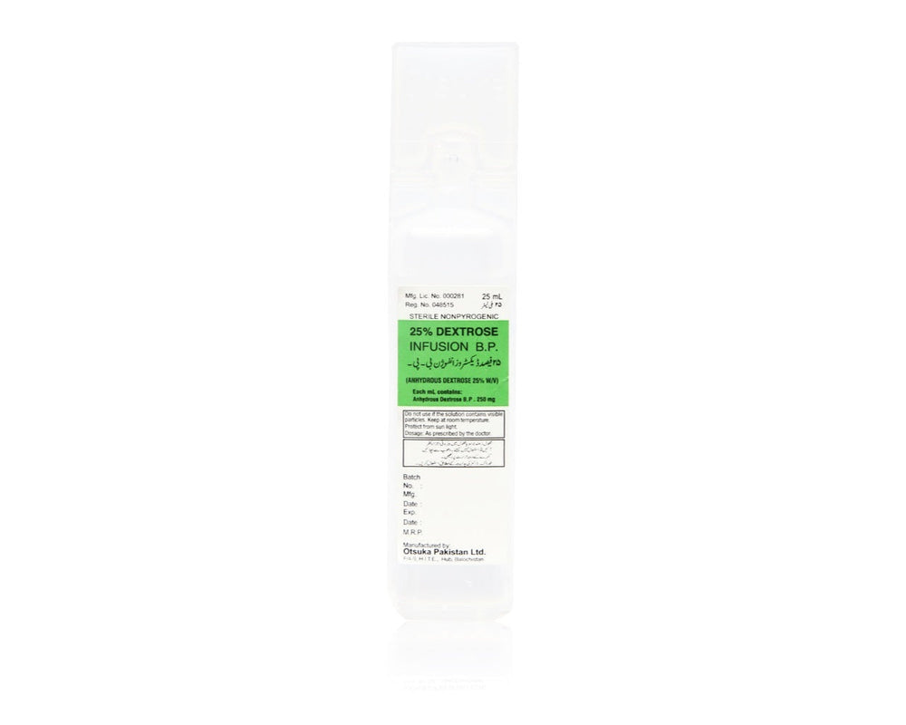 Dextrose 25% Injection 25ml 1X100S