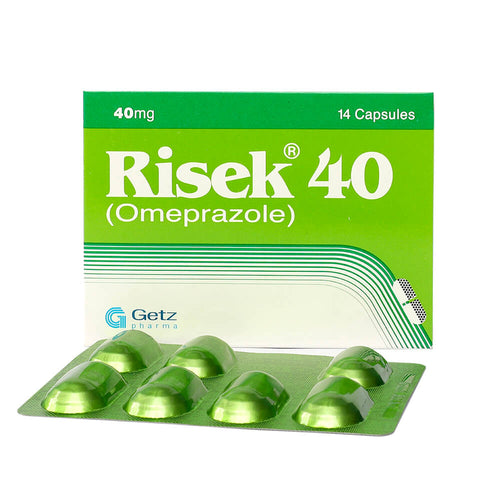 Risek Capsule 40 mg 3X7S