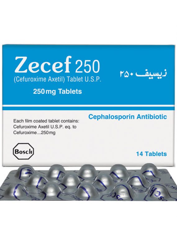 Zecef Tablet 250 mg 14S