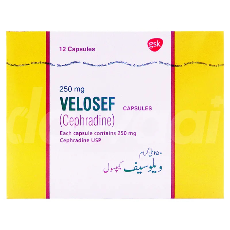 Velosef Capsule 250 mg 2X6'S