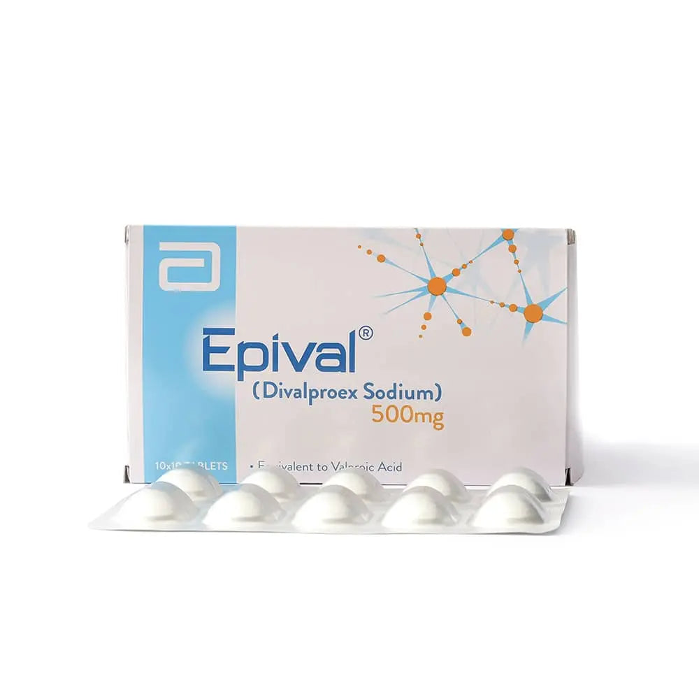 Epival Tablet 500 mg 10X10S