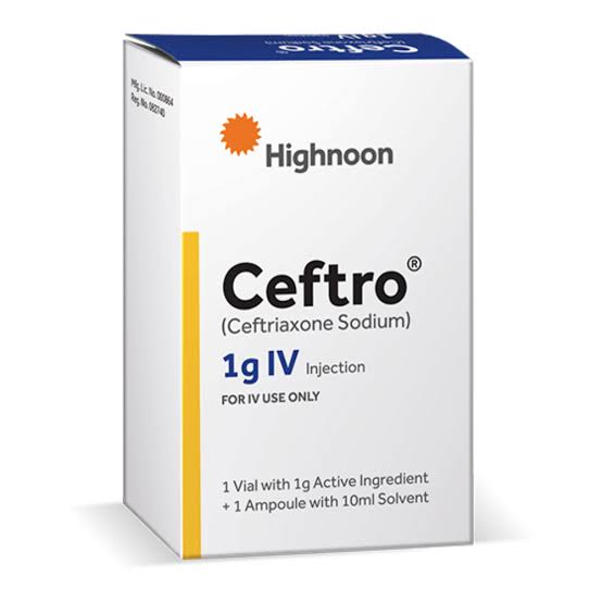 Ceftro 1gm IV Injection 1'S