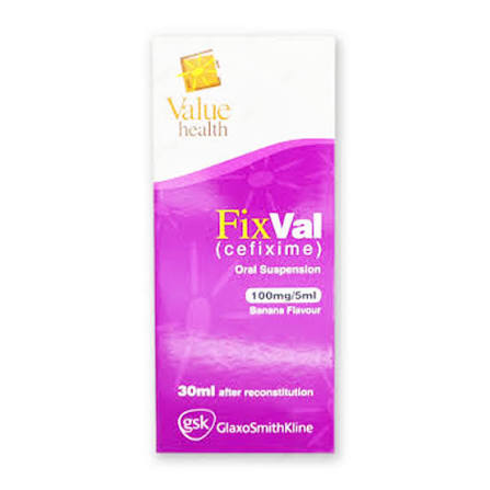 Fixval Suspension 100mg 30ml 1S