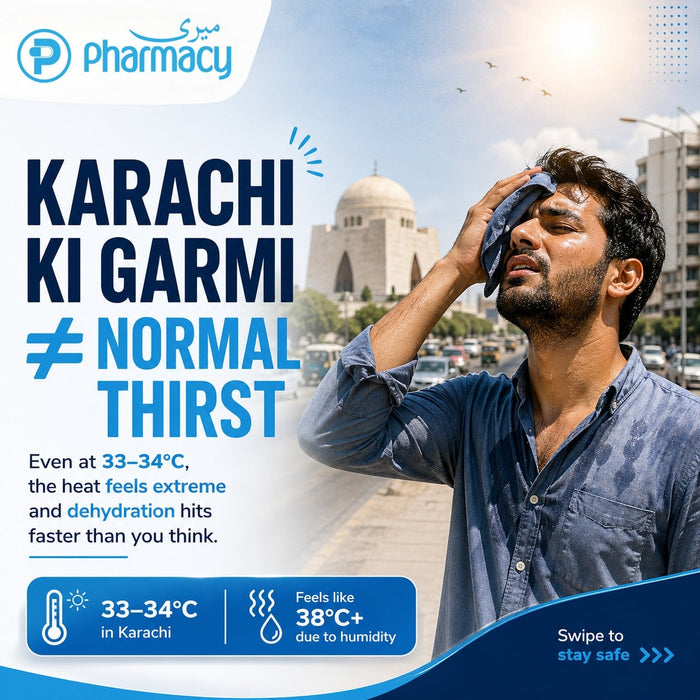 What to Do Immediately in Heatstroke: Emergency Treatment, ORS & Medicines in Pakistan