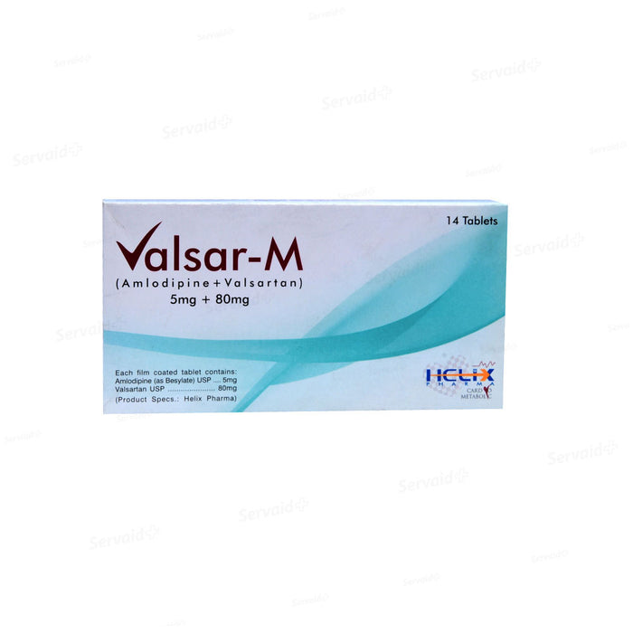 VALSAR-M 5+80MG  TABLET 2X7S