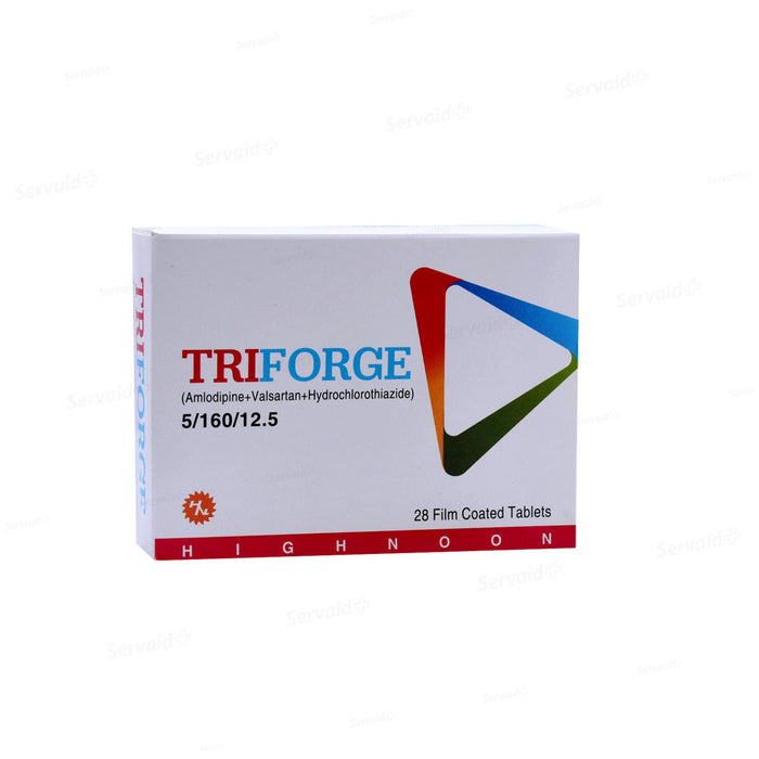 TRIFORGE 5/160/12.5 TABLET 4X7S