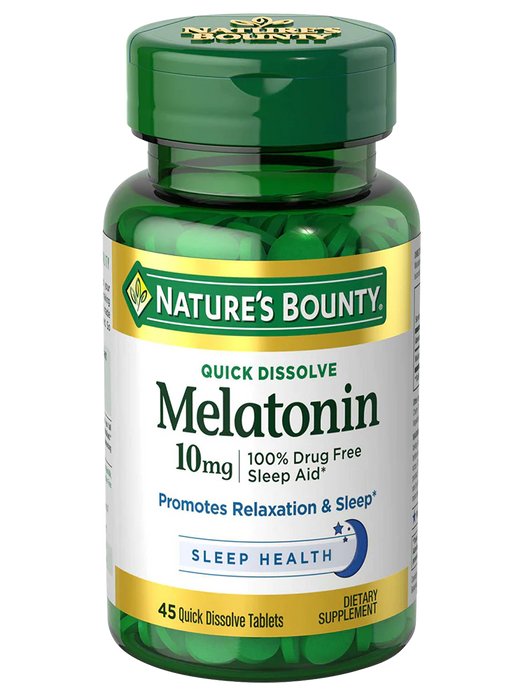 NATURES BOUNTY MELATONIN 10MG 1S