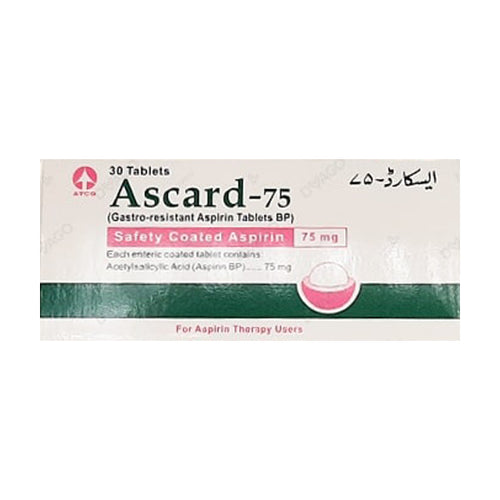 Ascard Tablet 75 mg 3X10S