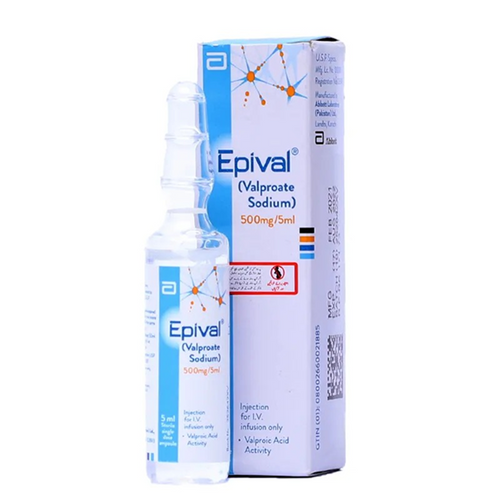 Epival 500mg IV Injection 5ml 1S