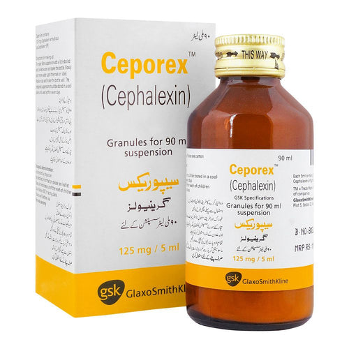 Ceporex Suspension 125mg/5ml 90ml 1S