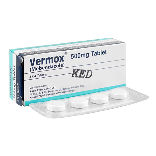 Vermox Tablet 500 mg 4X3S