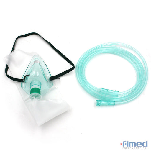 NEBULIZER OXYGEN MASK WITH RESERVOIR BAG ADULT NATIONAL 1S
