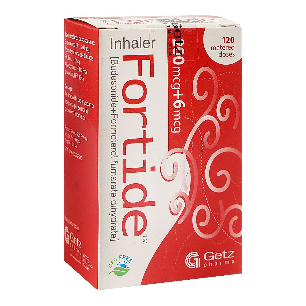 Fortide 200mcg + 6mg Inhaler 1S