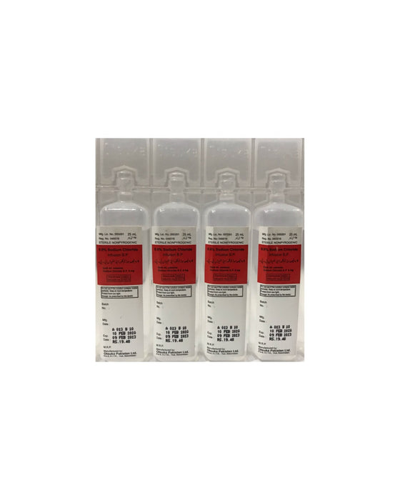 NORMAL SALINE AMPULE 25CC 1X100S