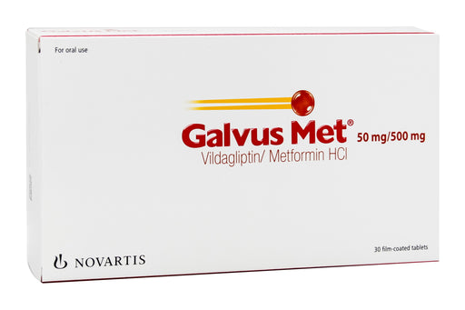 GALVUS MET TAB 50/500MG 3X10S