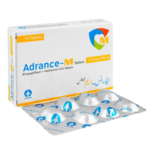 Adrance M 12.5mg/500mg Tablets 2X7'S