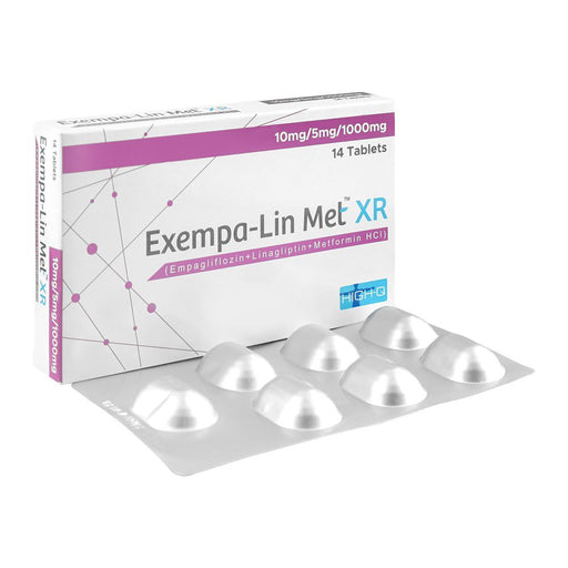 EXEMPA-LIN MET-XR 10MG/5MG/1000MG TABLETS 2X7S