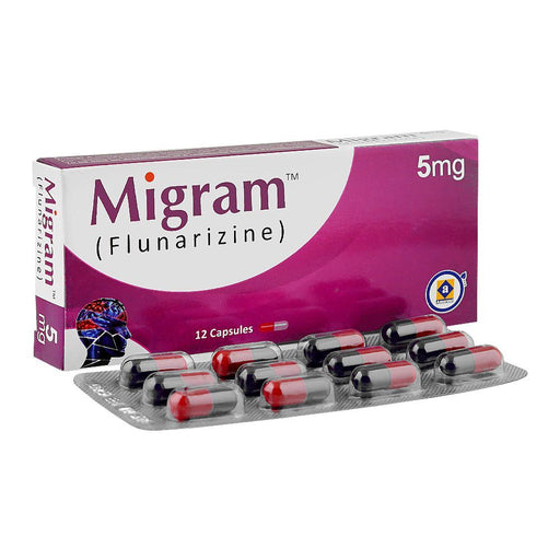 MIGRAM 5MG CAPSULES 1X12S