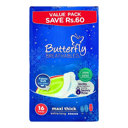 BUTTERFLY MAXI THICK V PACK XL 16S