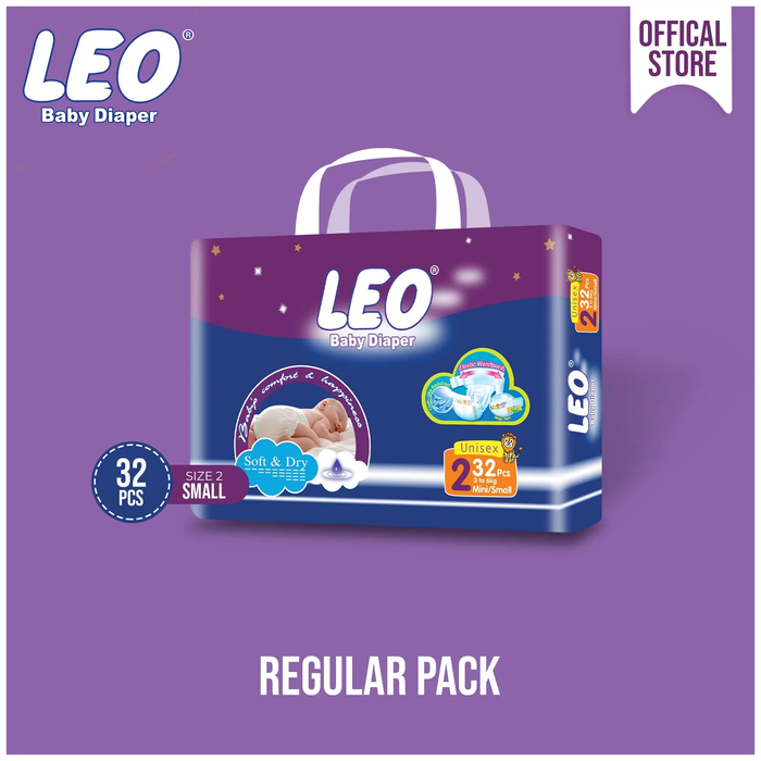 LEO BABY DIAPER NEW BORN 1X34S (REGULAR)