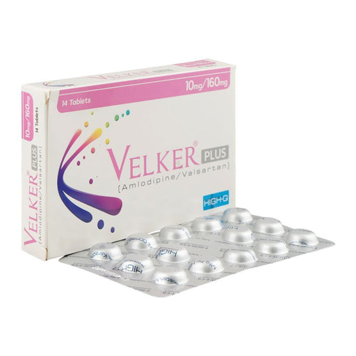 VELKAR PLUS 10/160MG TABLETS 1X14'S