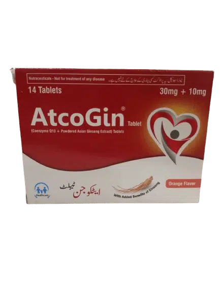 ATCOGIN 30MG+10MG TABLETS 2X7'S