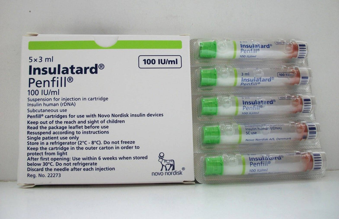 INSULATARD HM PEN100IU 3ML 1X5S