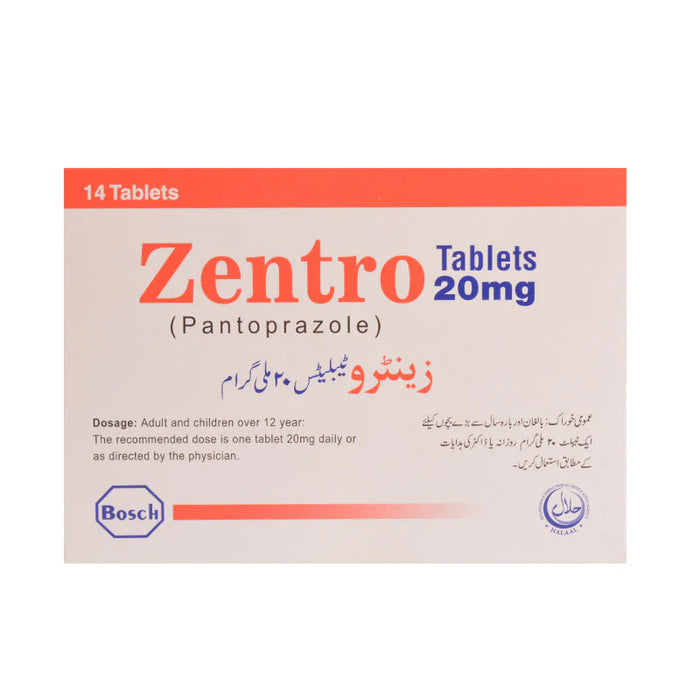 ZENTRO TABLET 20 MG 14S