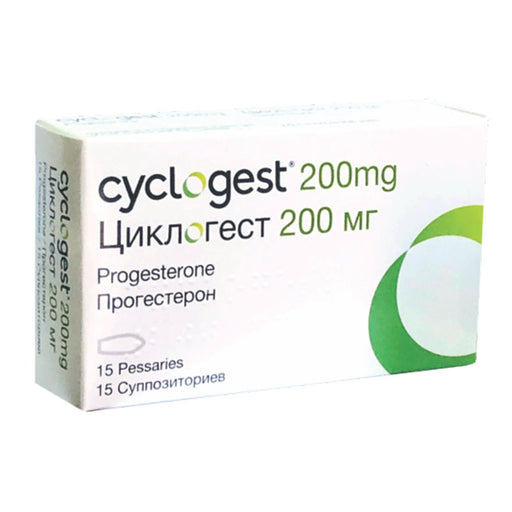 CYCLOGEST 200MG   TABLET 3X5S