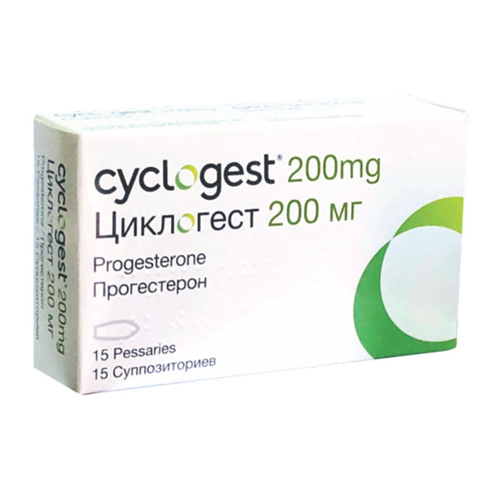 CYCLOGEST 200MG TABLET 3X5S