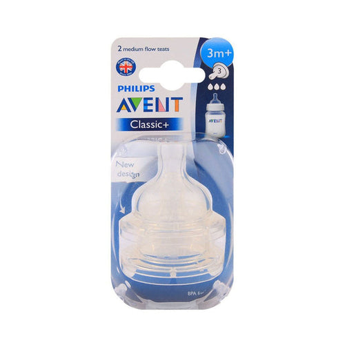 SILICONE TEAT 3M+ / MEDIUM 3H 1S
