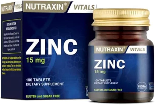 NUTRAXIN ZINC 15 MG 1X100S TABLETS