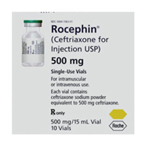 Rocephin 500mg IV Injection 1S