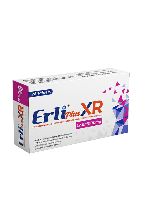 Erli Plus XR 12.5/1000mg 2X7S