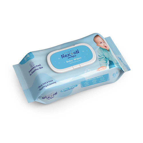 Nexton Baby Wipes (Fragrance Free) 64-Pices 1S