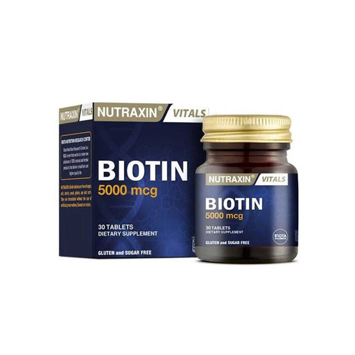NUTRAXIN BIOTIN 5000MCG TABLET 1X30S