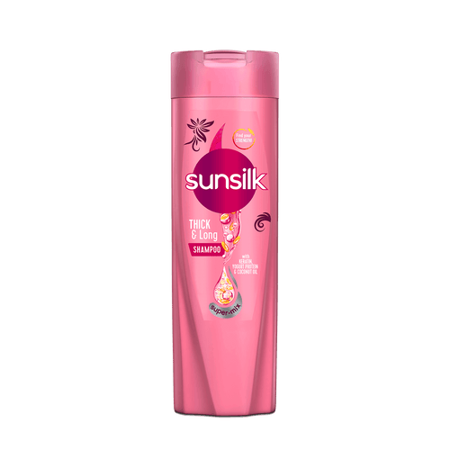 Sunsilk Pink Thick & Long Shampoo 185ml 1'S