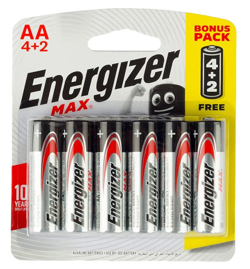 ENR MAX ALK AA BONUS PACK 4+2 1S
