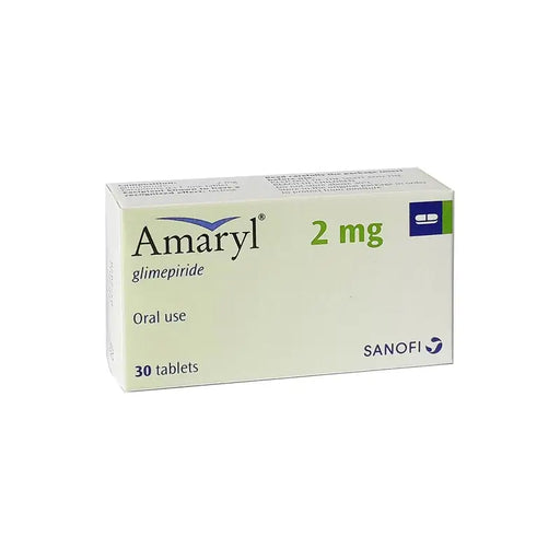 AMARYL TABLETS 2 MG 2X15S - Meri Pharmacy