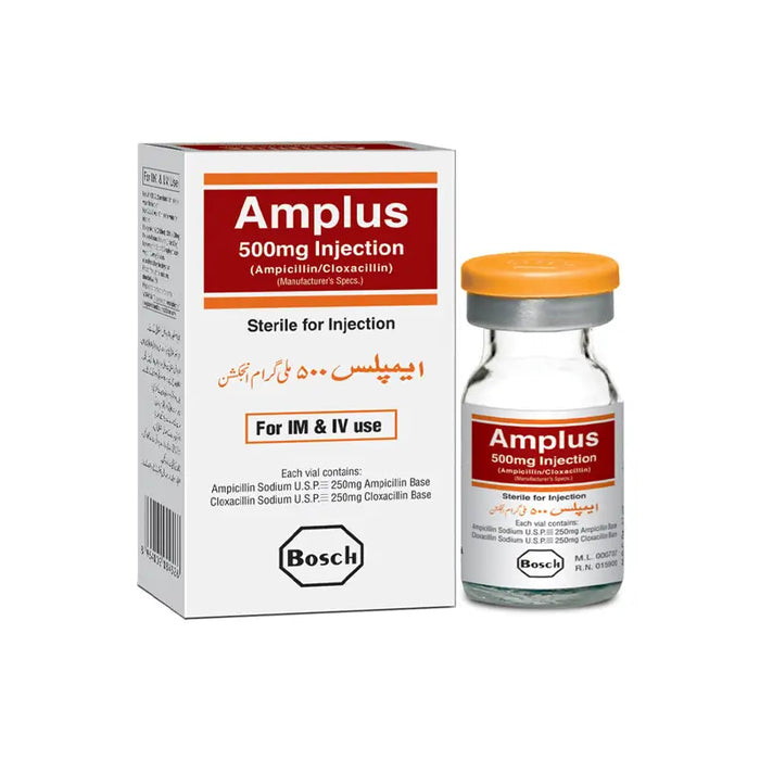 AMPLUS 500MG INJECTION 1S - Meri Pharmacy