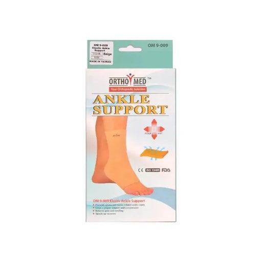 Ortho Med ankle support packaging on a white background