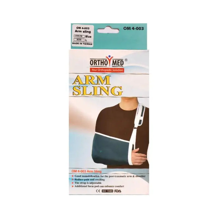 Ortho Med arm sling packaging on a white background