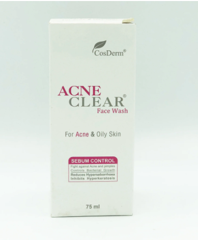 ACNE CLEAR FACE WASH 75ML 1S - Meri Pharmacy
