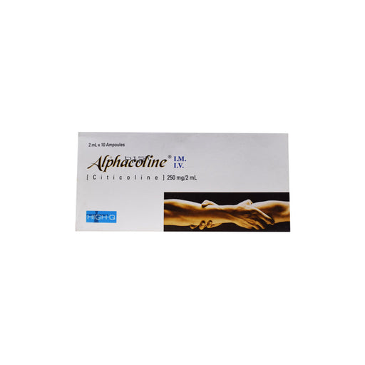 ALPHACOLINE INJECTION 250MG 1X10S