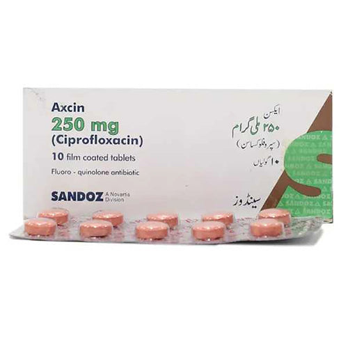 Axcin 250 mg 1X10S